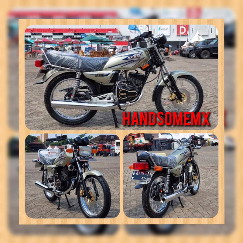 striping yamaha RX KING GOLD  limited edition original striping body yamaha rx king gold ori LE stic