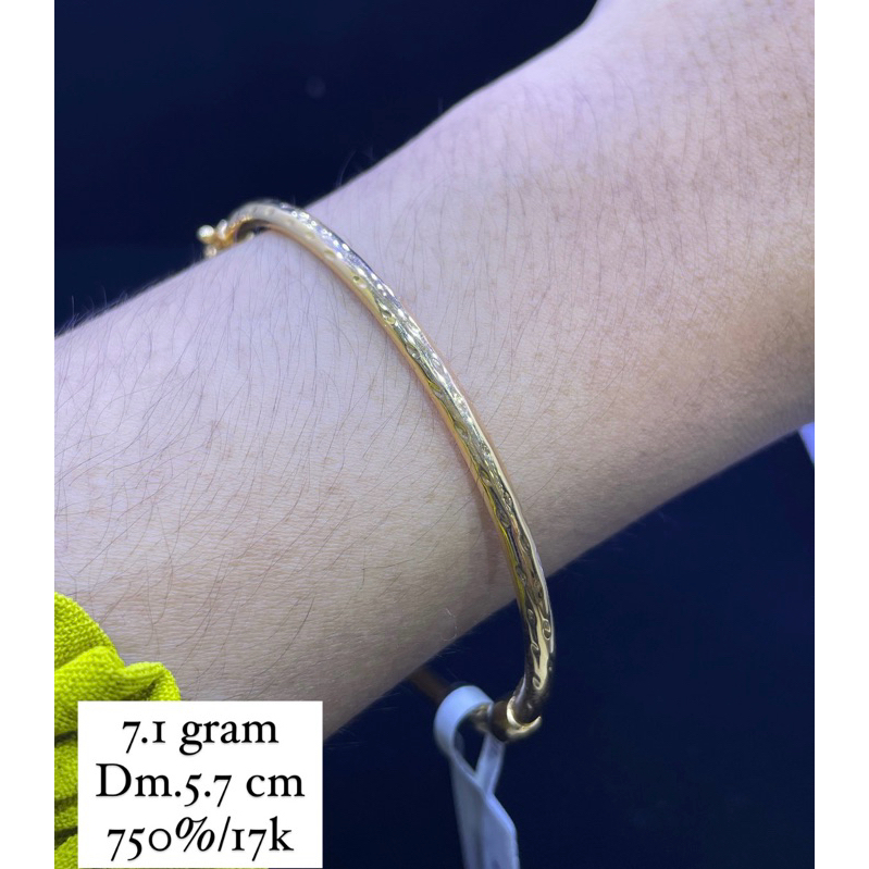gelang emas 750%/17k