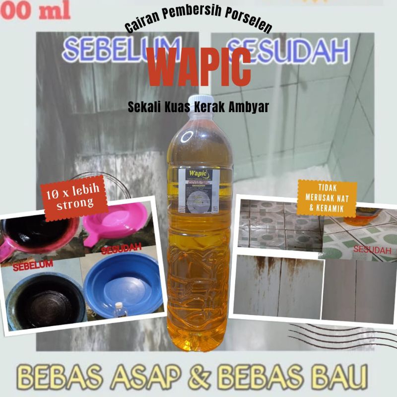 Pesanan WA sesuai realpict Wapic Pembersih kerak Prostek 1000ml kerak bandel kamar mandi