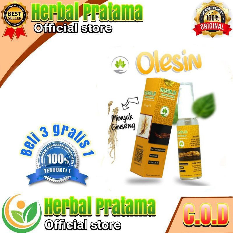 Olesin id asli original minyak ginseng obat benjolan ampuh bpom