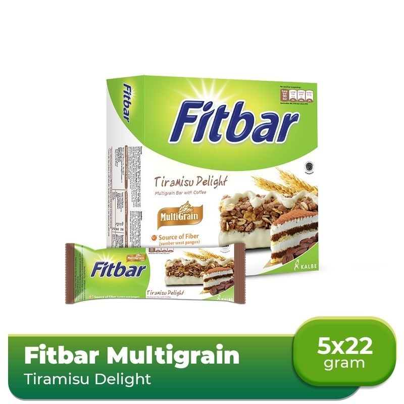 

Fitbar Multigrain 110 gr ( 5 x 20 gr) / Fit Bar Snack Rendah Kalori