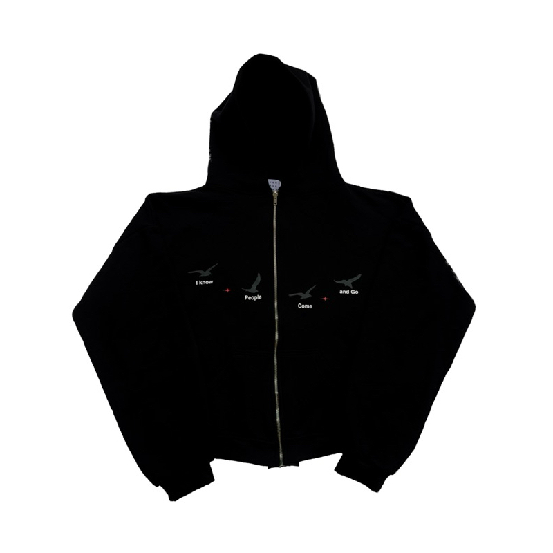 She Loves Spring Stay Boxy Zip Hoodie