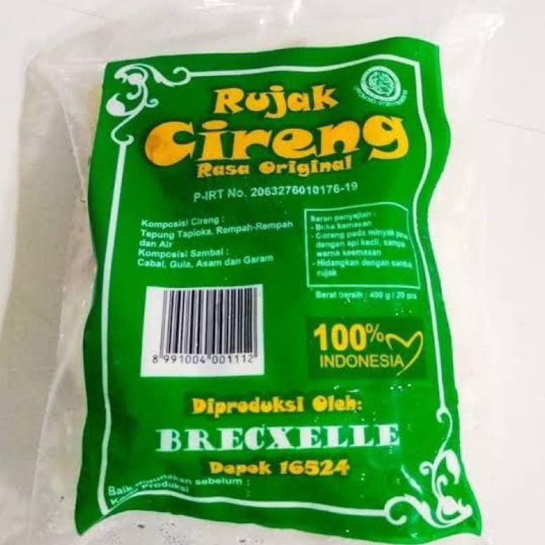 

READY STOK rujak cireng rasa original brecxelle isi 2 pcs