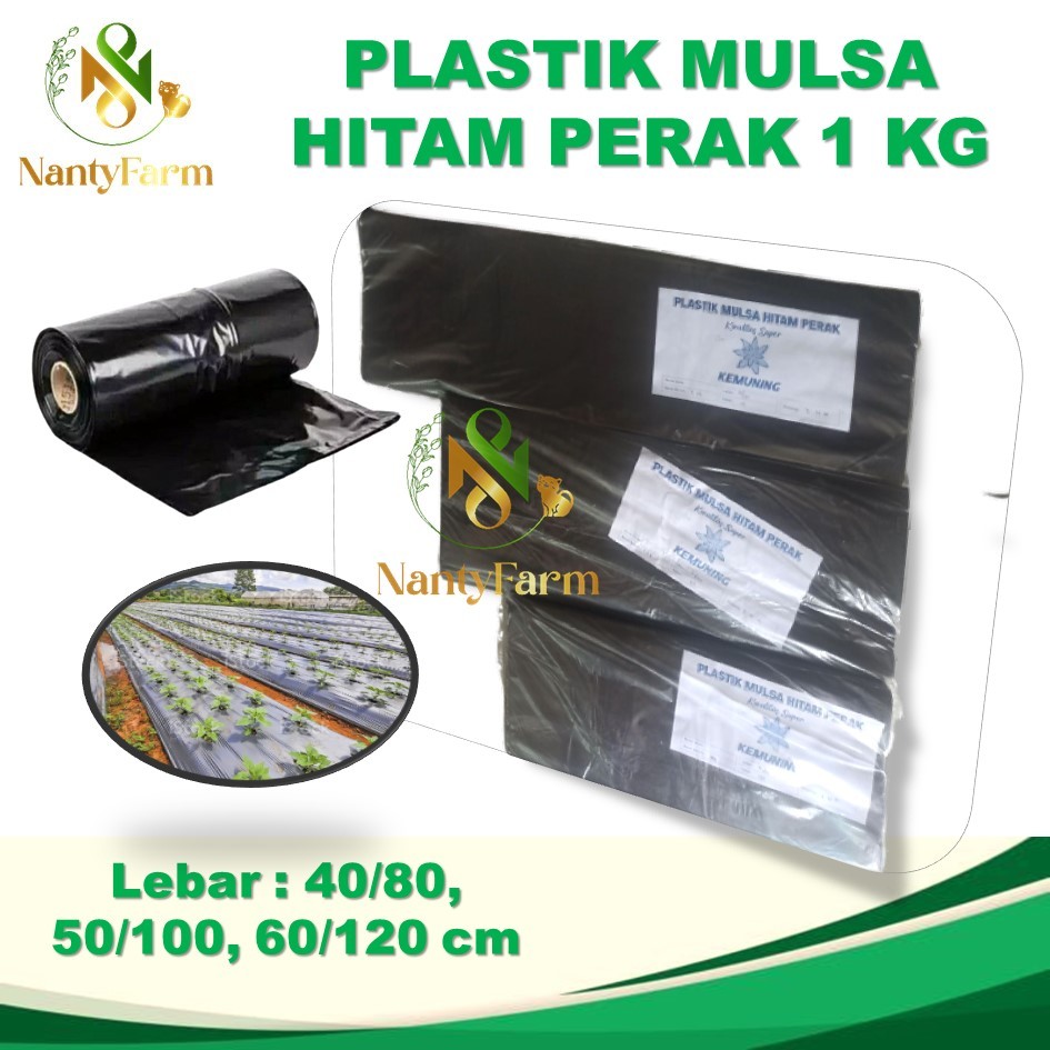 Plastik Mulsa Hitam Perak Plastik Packing Plastik Mulsa Kiloan Berkualitas 1kg