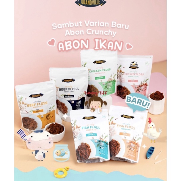 

PROMO ALE Grandville abon Original abon anak No MSG halal mpasi Penambah Nafsu Makan Penambah Berat Badan BB Booster MPASI Bayi Anti GTM abon bayi non pengawet