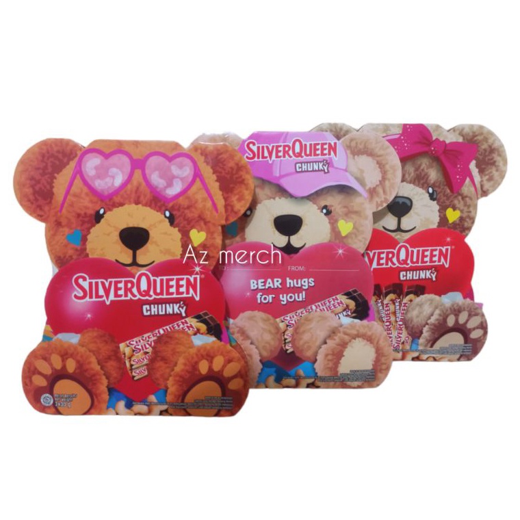 

BAYAR DITEMPAT Silverqueen Chunky Bar Love Bear