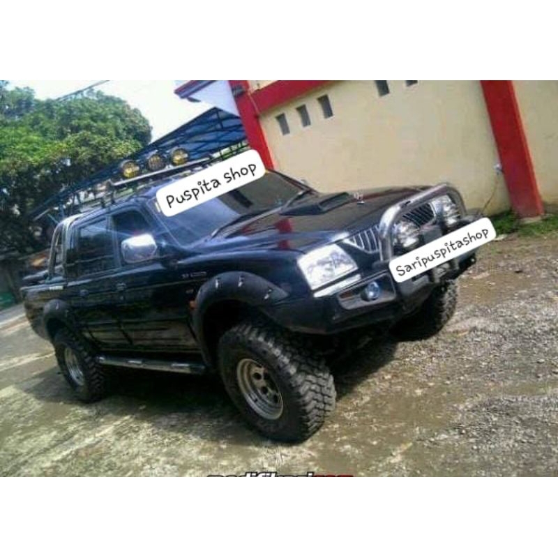 Over fender strada L200 Mitsubishi double cabin single cabin mega cabin baut L variasi