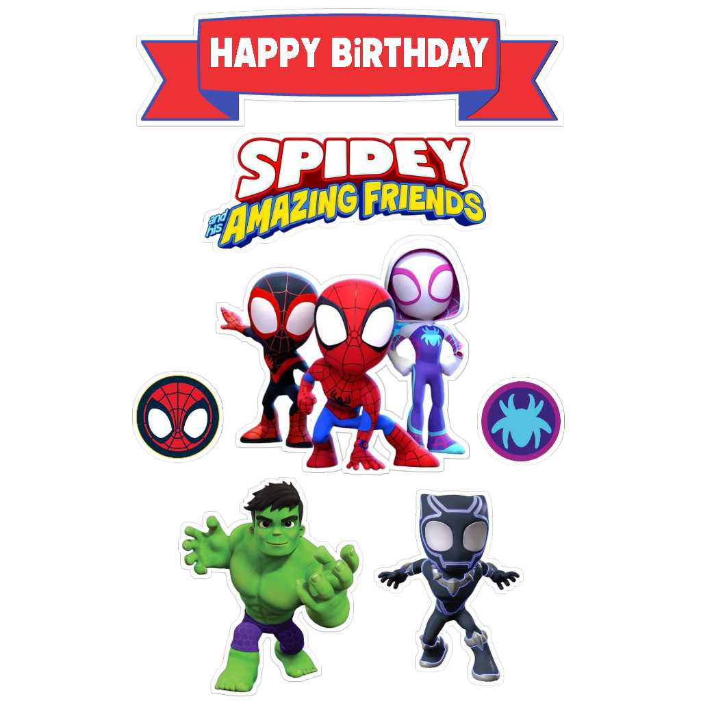 

HIASAN KUE CUSTOM TOPPER ULTAH SPIDEY TOPPER CAKE ULANG TAHUN