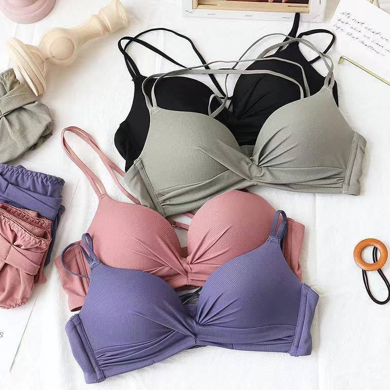 XPRESS BH Seamless deep v cross women bra