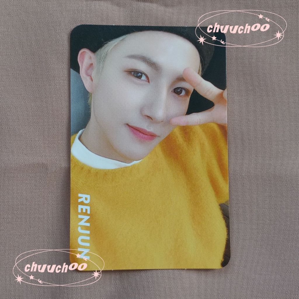 PC Photocard Official Renjun The Dream Individual Ver NCT Dream Renjun Baju Kuning