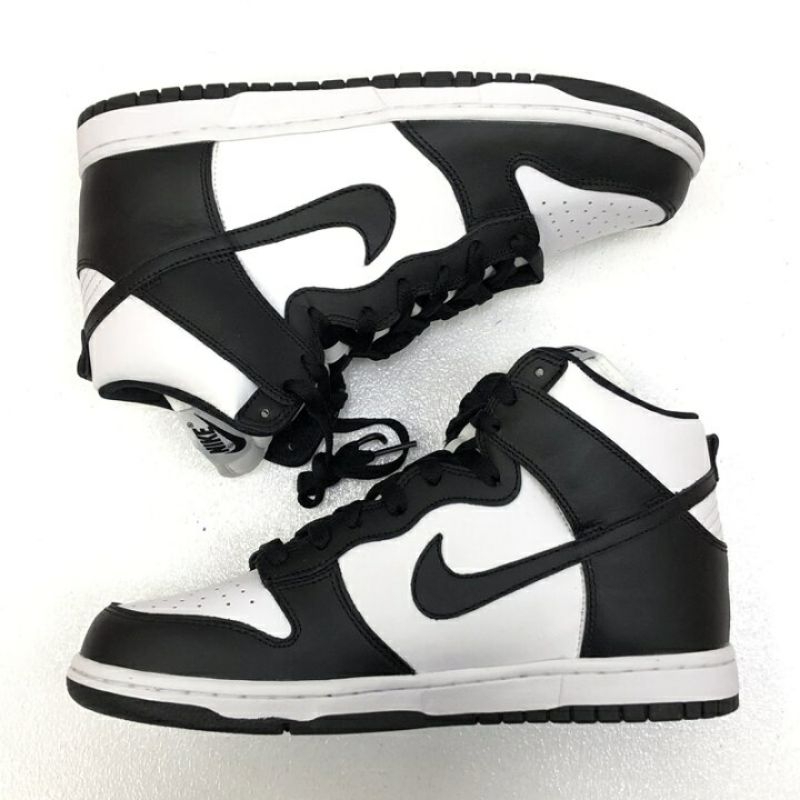 nike dunk high panda size 12 size 46 30cm original authentic nike dunk hi retro