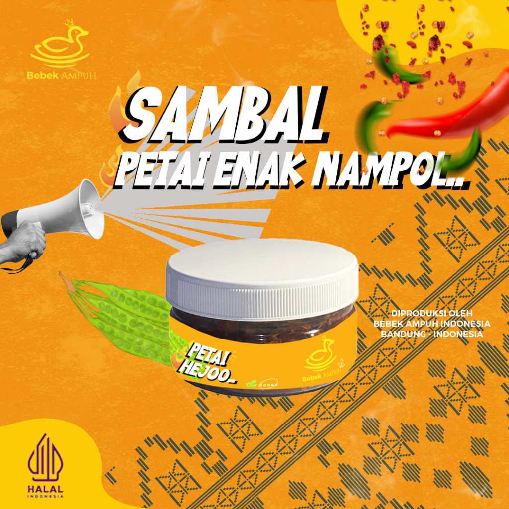 

Sambal Daging Bebek/Ayam/Sapi/petai/cumi/makarel/pedasSambel Bebek Ampuh