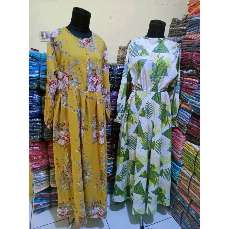 gamis dress fashion wanita grosiran murah