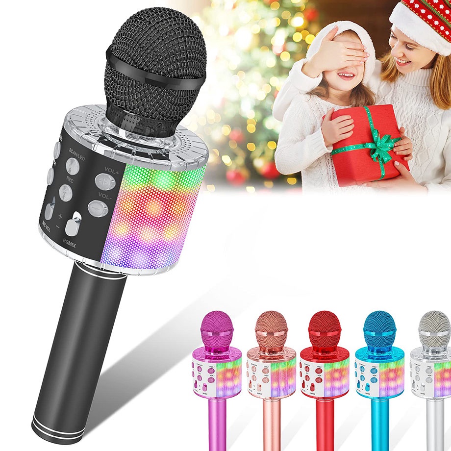 microphone bluetooth karaoke mic wireless Karaoke Mic WS858 mic bluetooth karaoke