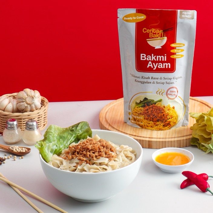 

55 COD Bakmi Lebar Ayam HALAL Cerita Bakmi READY TO COOK