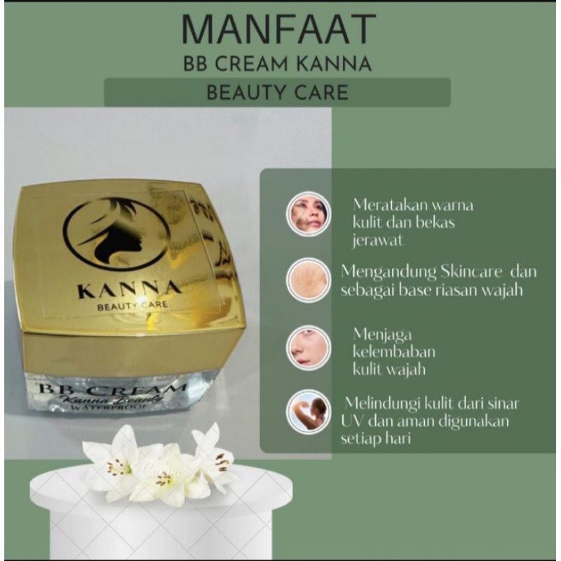 BB CREAM GLOD KANNA BEAUTY CARE WATERPROOF BPOM | DAY CREAM KANNA BEAUTY CARE