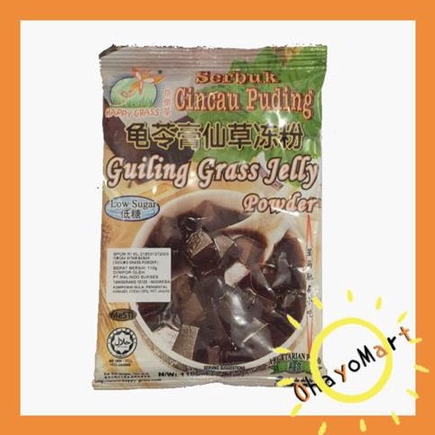 

FLASH SALE Happy Grass Serbuk Cincau Pudding Guiling Grass Jelly Powder 11g