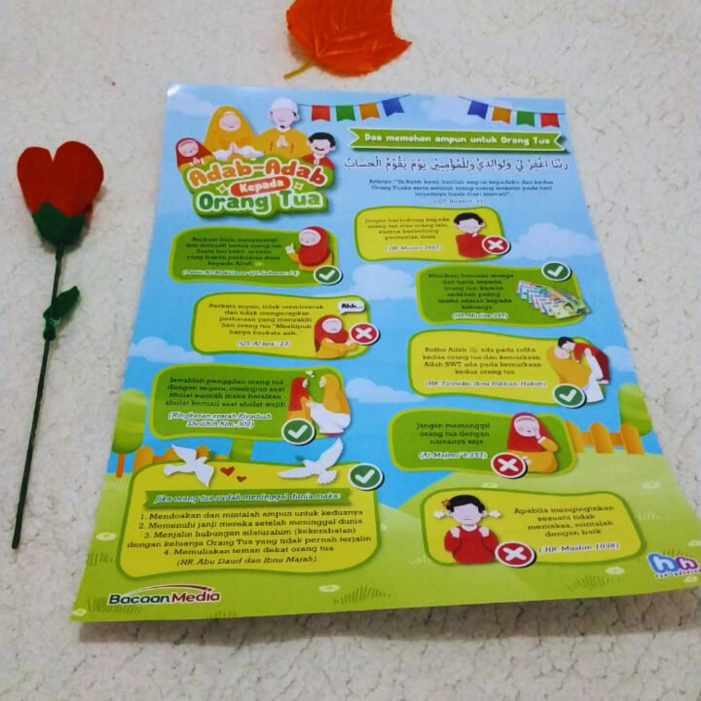 

Poster Adab Sehari-Hari Kepada Orang Tua