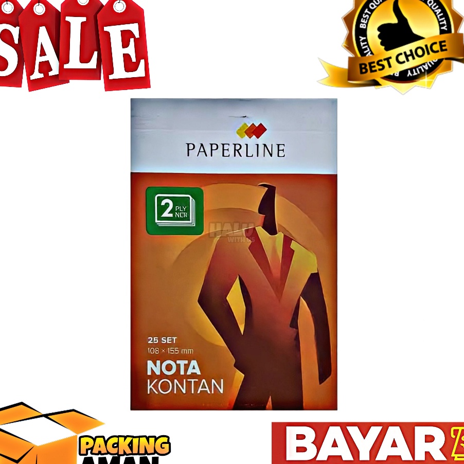 

HOT BISA COD PROMO 1 Pcs Bon Nota Kontan PAPERLINE 2 Ply Rangkap 2 Rangkap Kecil