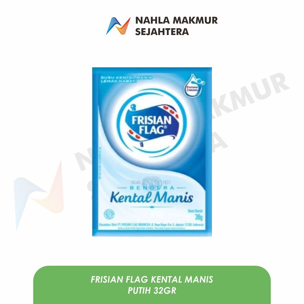 

Frisian Flag Susu Kental Manis Putih 40gr Kemasan Renceng Isi 6 Pcs