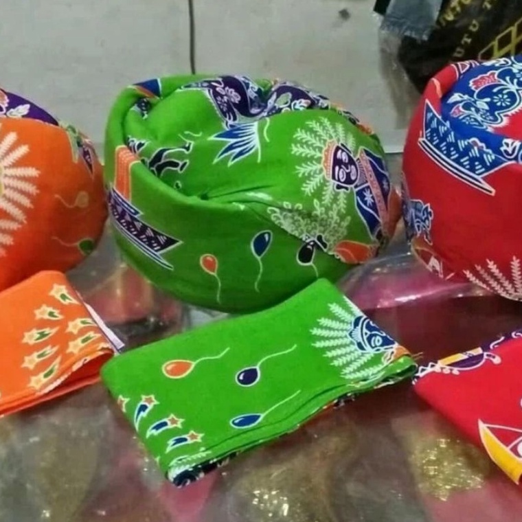 XPRESS Blankon Abang Jakarta  Blangkon Betawi Dewasa  Blankon Abang None  Blankon Ondel Ondel