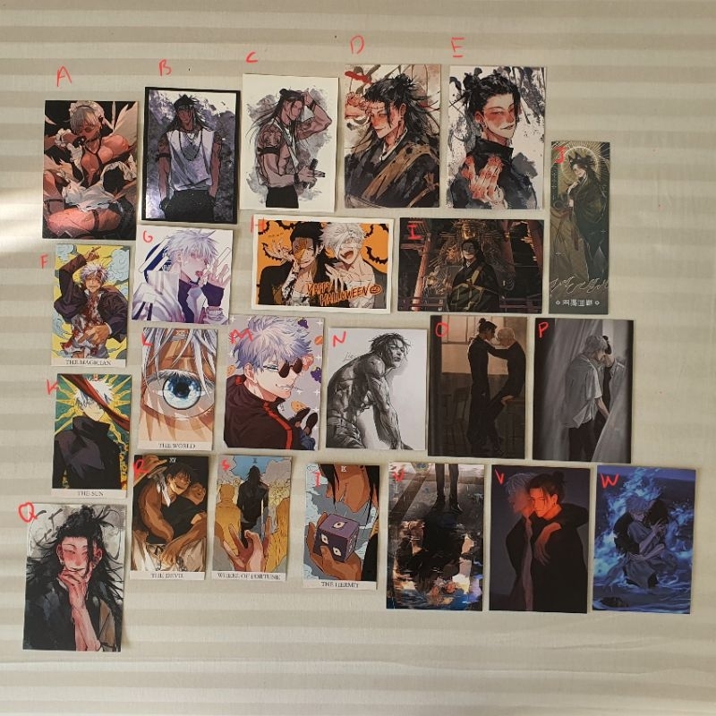 POSTCARD JUJUTSU KAISEN GOJO SATURU GETO SUGURU