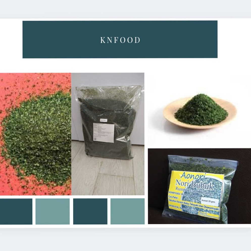

New event Aonori Taburan Takoyaki 2 Gram Nori Rumput Laut Bubuk Kasar