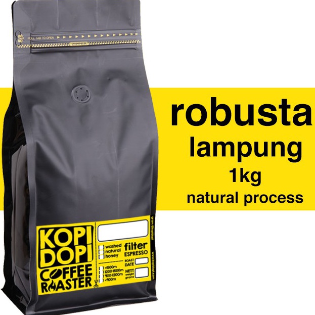 

88 Biji Kopi Bubuk Robusta Lampung 1kg 1 kg kilo