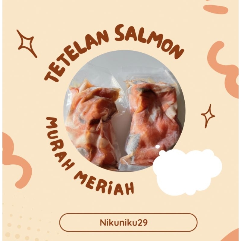 

Tetelan salmon import dengan duri dan skin 500g