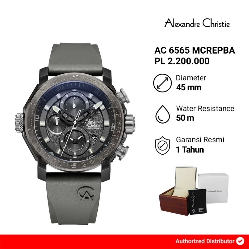 JAM TANGAN PRIA ALEXANDRE CHRISTIE 6565 / AC 6565 ORIGINAL