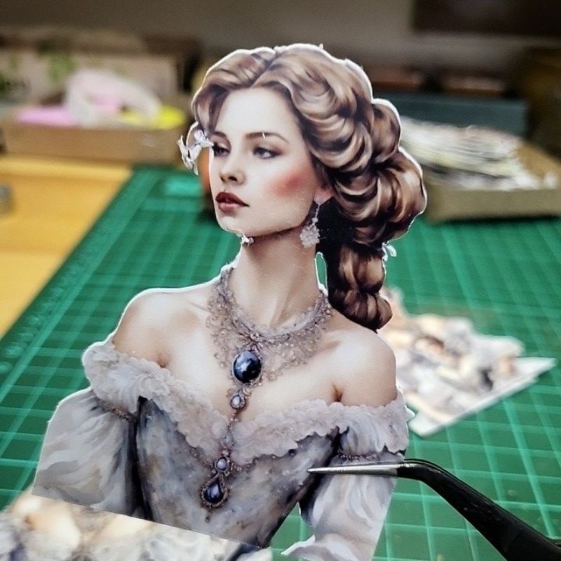 

11pcs The princess sticker edisi 4