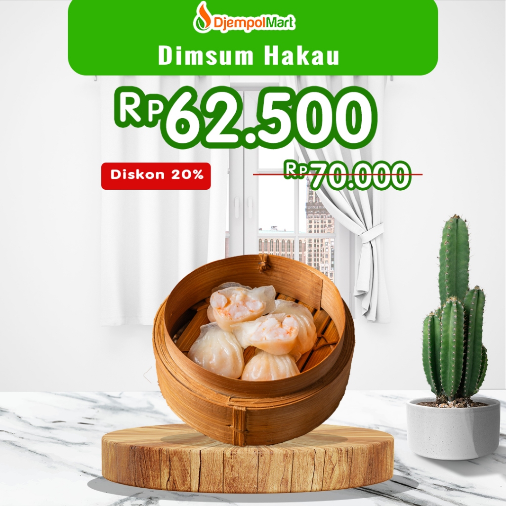 

Dimsum Hakau per pack isi 15 pcs - Hakau