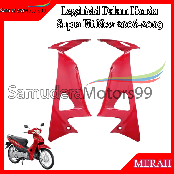 Legshield Dalam Supra Fit New Sayap Dalam Supra Fit 2006-2009 Merah