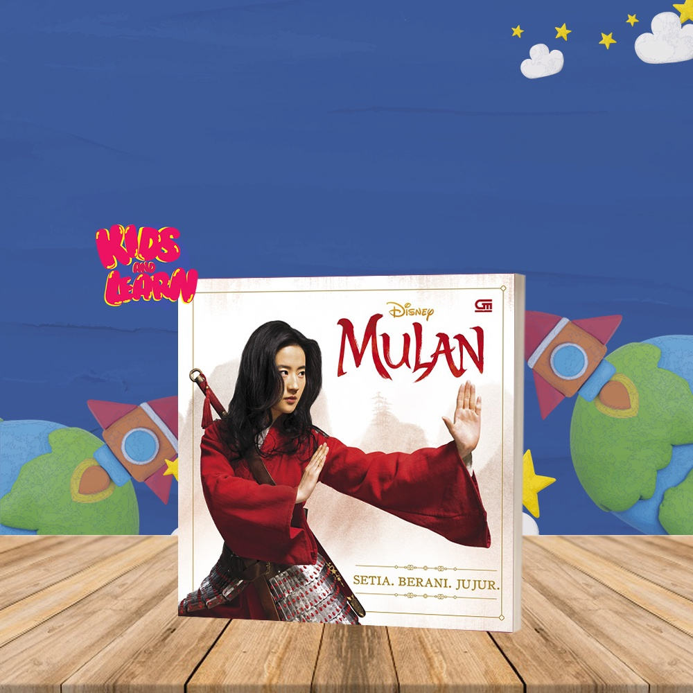 Buku Aktivitas Anak Balita Tk Dan Paud Belajar Cerita Dongeng Edukasi Mulan: Setia. Berani. Jujur An