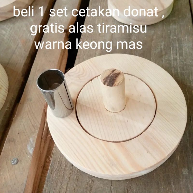 CETAKAN DONAT KAYU/ALAT PEMBUAT DONAT