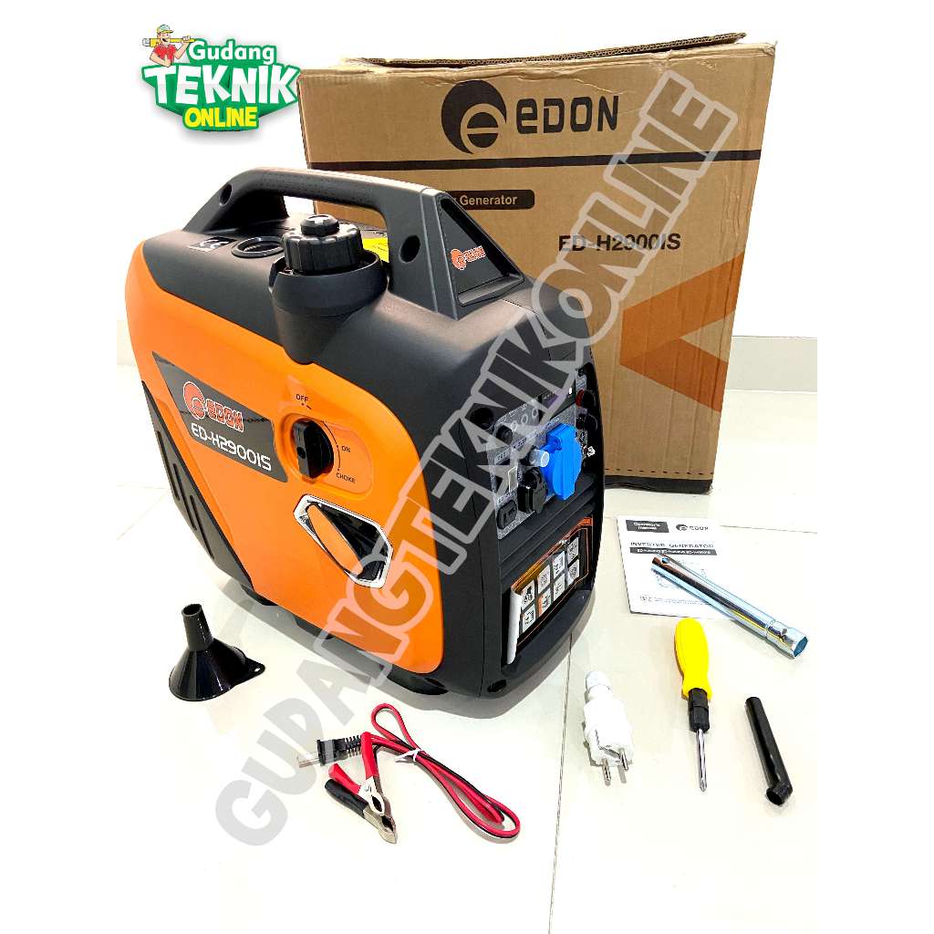 Genset Silent 2000Watt EDON ED-H2900IS 4TAK Power Generator Portable 2000 Watt 2000W Inverter ED H29