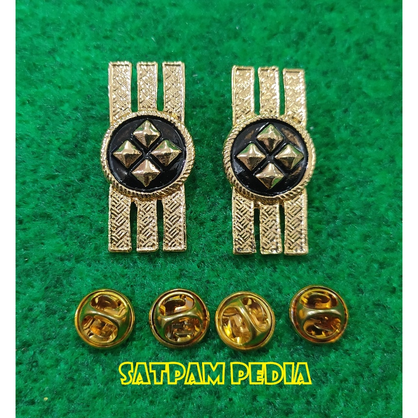 Monogram Kerah PNS Polri Gol 3D - Pin Kerah PNS Polri Gol 3D