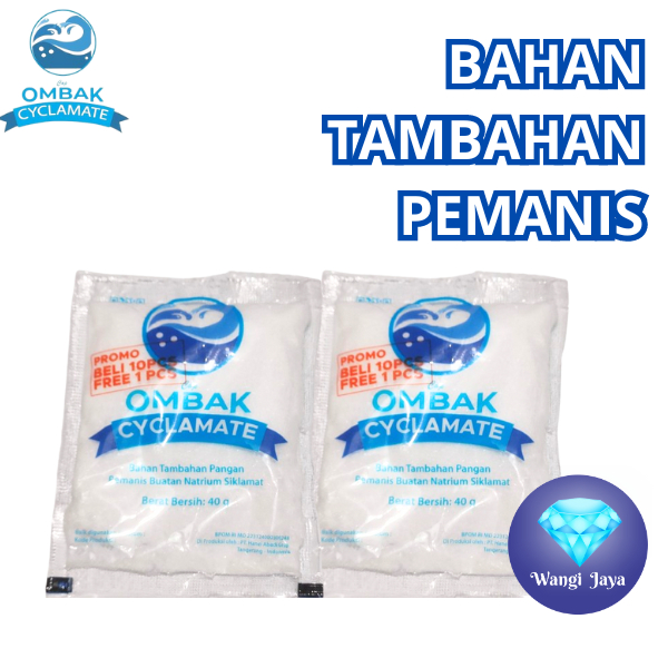 

OMBAK Cyclamate Pemanis 40gr 1 renceng + 1