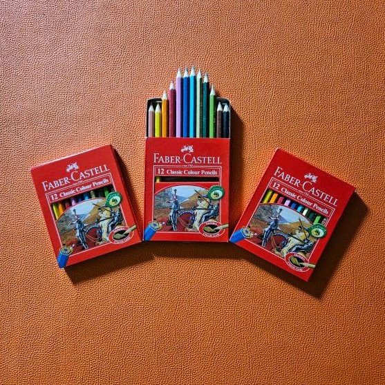 

Pensil warna Faber Castell klasik 12 Warna