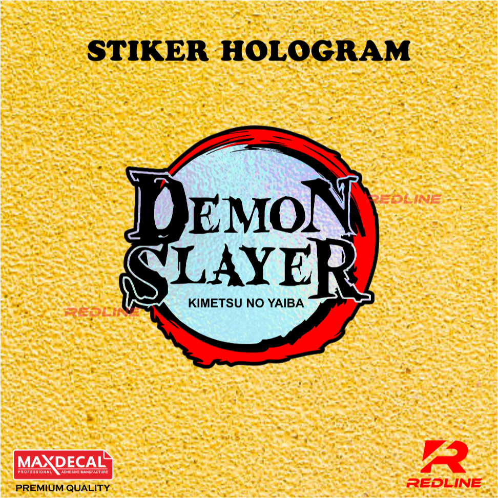 

Stiker Demon Slayer Hologram SSN65