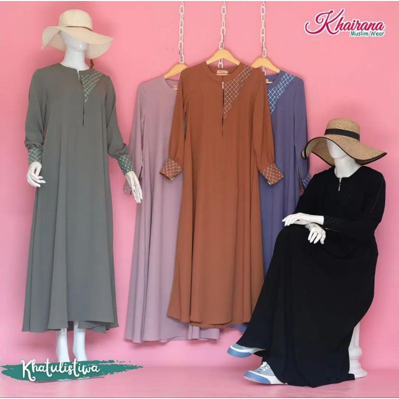 GAMIS KHAIRANA MUSLIM WEAR edisi KHATULISTIWA