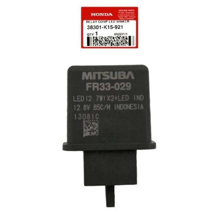 38301-K15-921 Flasher Relay Relai Riley Sen Sein Comp LED Winker CB CBX CBR 150 R LED CBR 250 RR LED