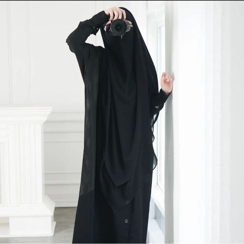TAIBA ABAYA EMBOS Ori By Ummaira.Abaya [Preloved]