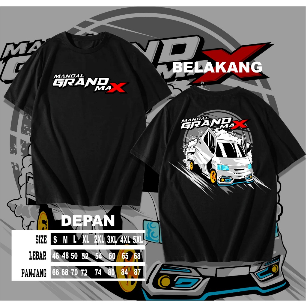 Baju PRIA Jumbo BIG SIZE MANCAL GRANMAX MANIA INDONESIA SIMPLE DINAMIS KASUAL BAJU DRIVER GRAND MAX 