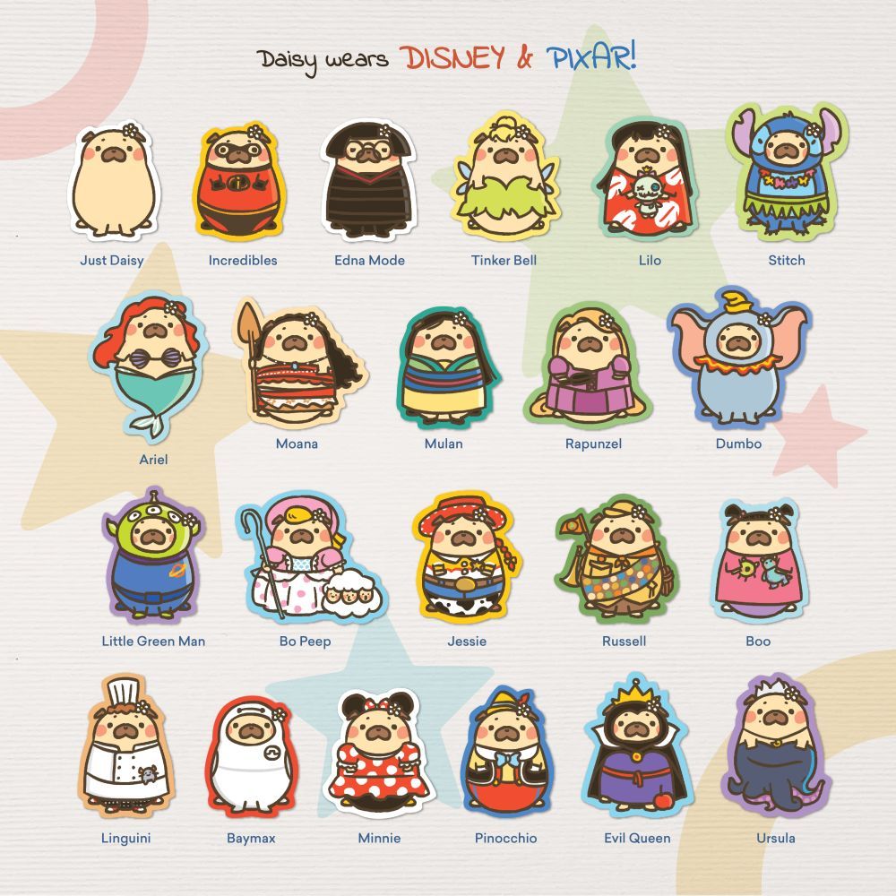 

THE STICKER SEEKER Disney Pixar Sticker Die Cut / Stiker Satuan