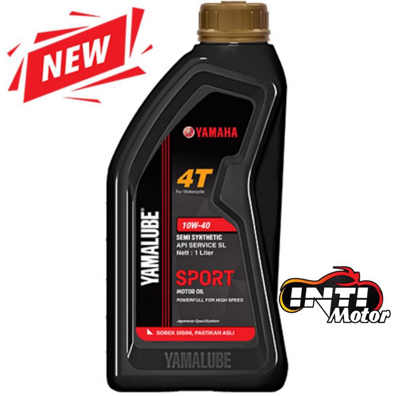 Oli Yamalube 1 Liter SPORT 4T Motor Laki ORIGINAL YAMAHA ORI ASLI 10W 40 1Liter YGP YAMALUB OIL SPOT