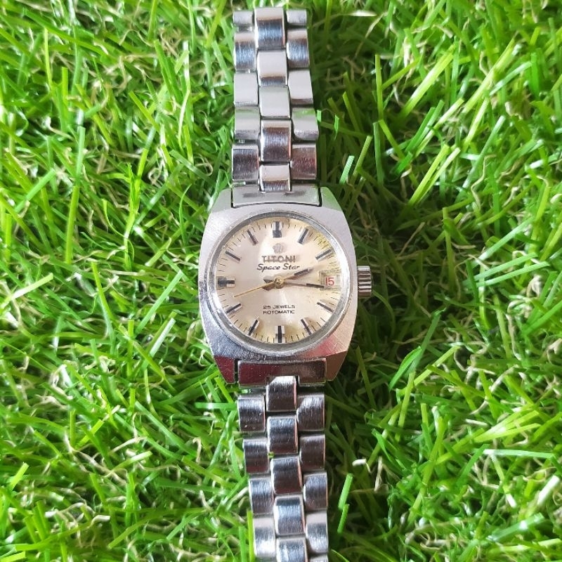 jam tangan vintage Titoni space star 25 jewels rotomatic