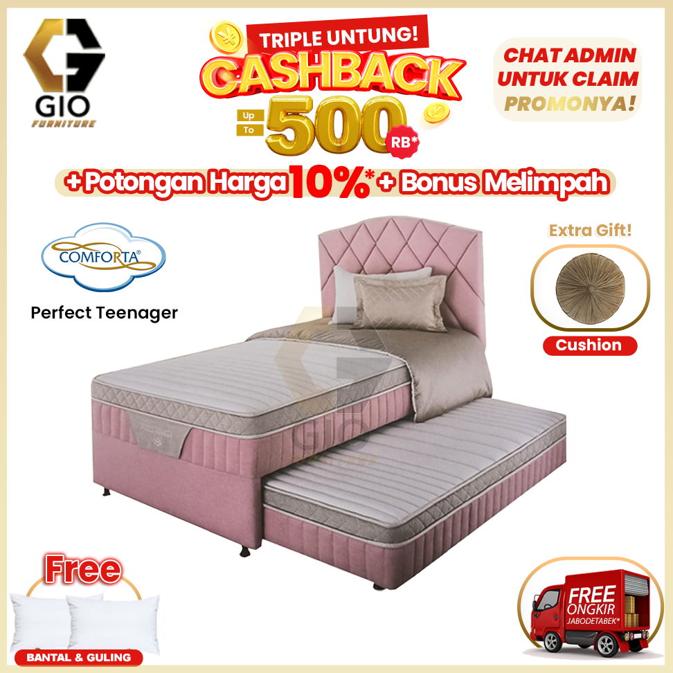 Kasur Comforta Perfect Teenager 2in1 / Comforta Springbed Perfect Teenager 2in1 (Full Set Mattress +