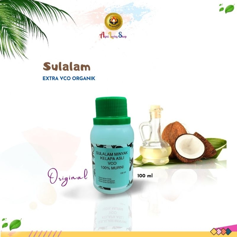 

VCO Virgin Coconut Oil Minyak Kelapa Tua Sulalam Premium Original 100 ml