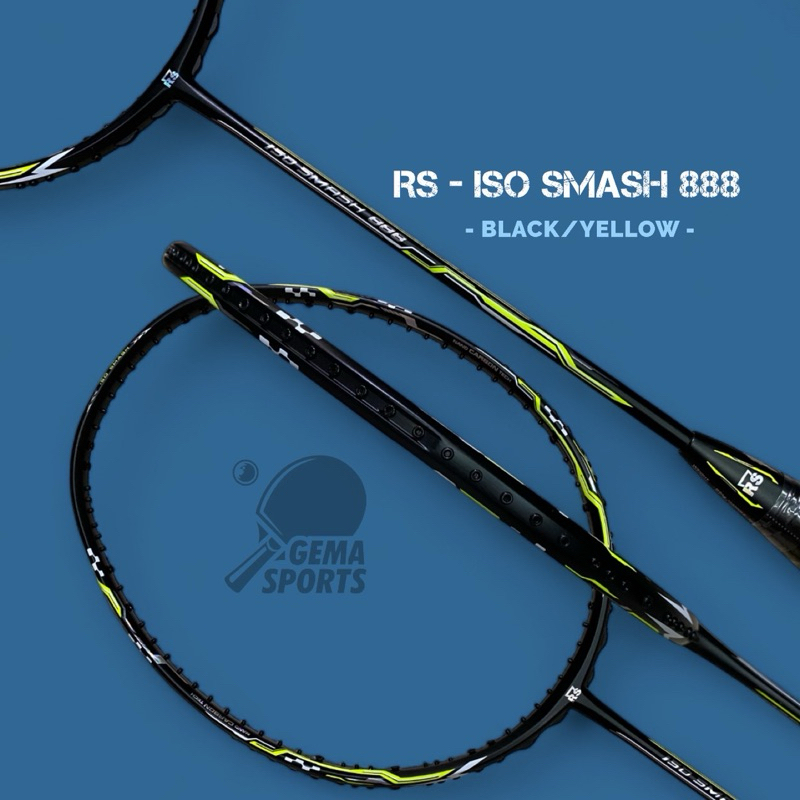 Raket Badminton Bulutangkis RS Reinforce Speed ISO SMASH 888 / RS ISO SMASH 999 Original